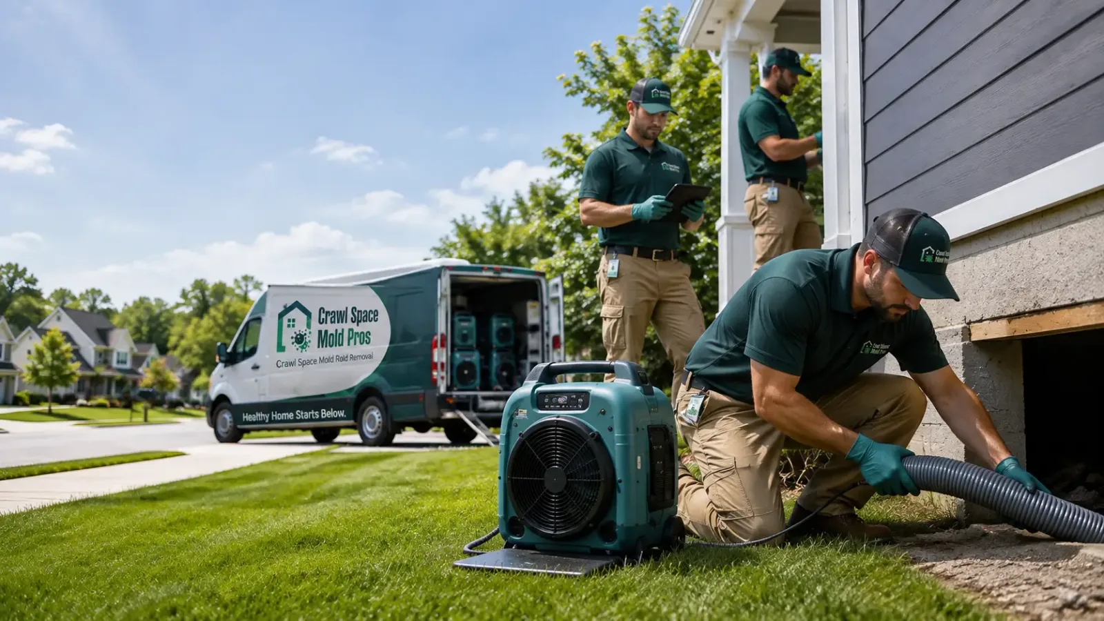 Crawl Space Mold Removal in Riverhead, NY